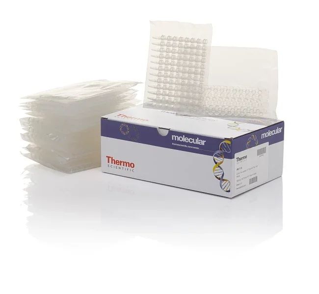 Thermo Fisher catalogue image for Tubes and Flat Caps, strips of 12 (AB1114)