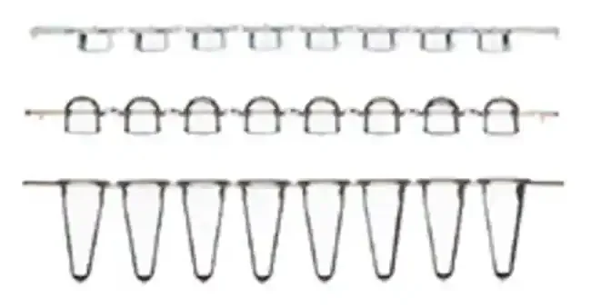 Thermo Fisher catalogue image for Low Profile Tubes and Ultra Clear Caps, strips of 8 (AB1770)