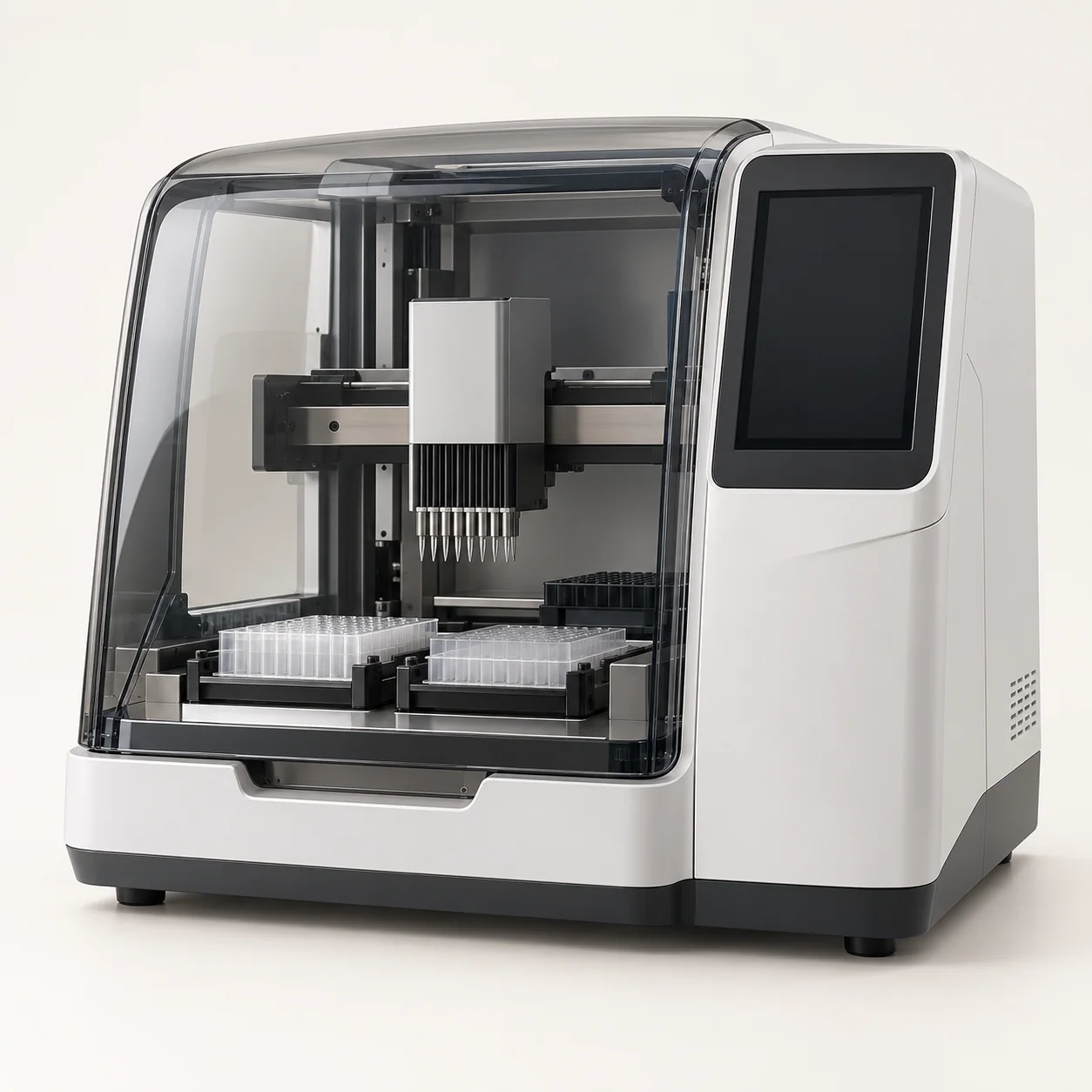 Automated laboratory sample purification instrument