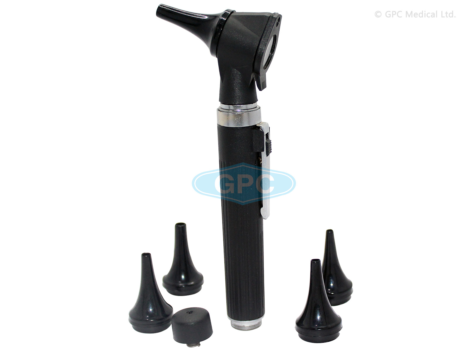 GPC Medical DG157 mini-type otoscope set with ear specula