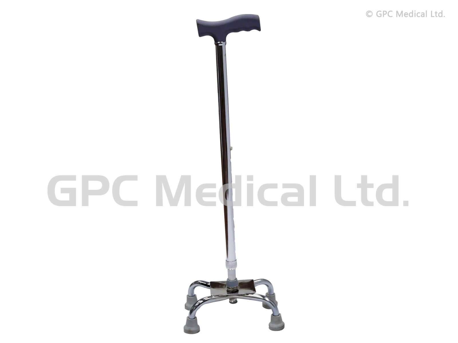 GPC Medical WS540 quadripod walking stick with four-foot base