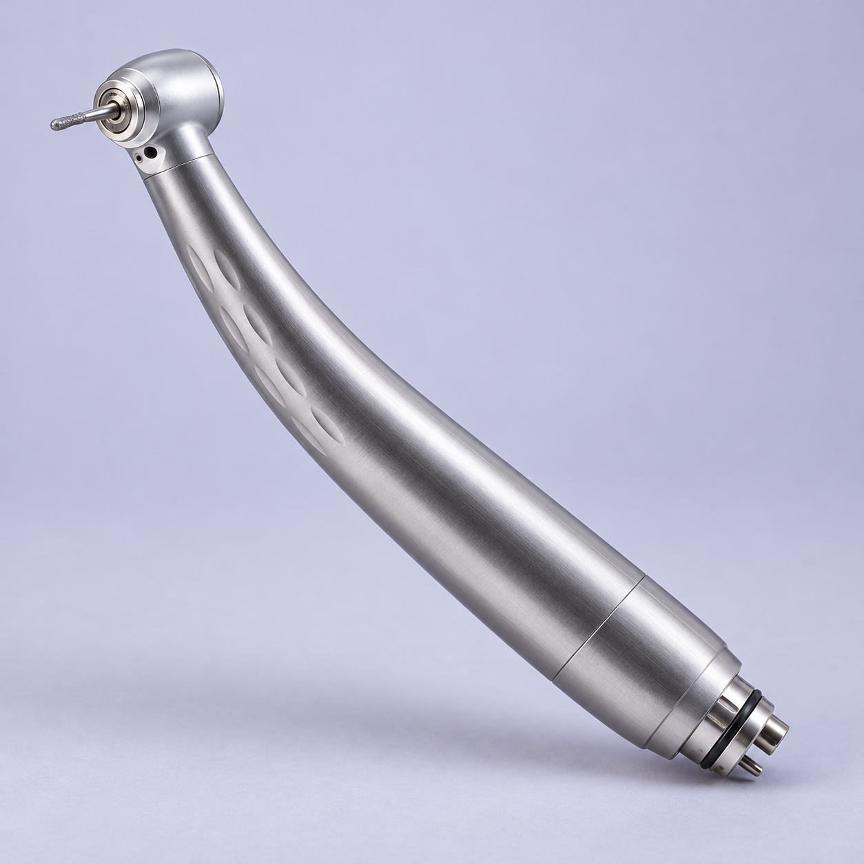 High-speed dental turbine handpiece with standard turbine head