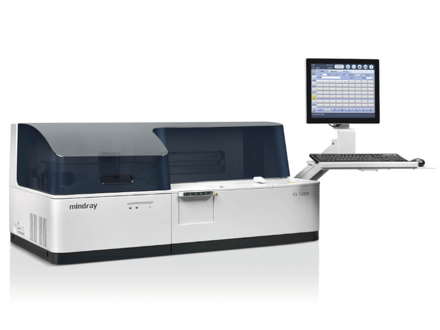 Mindray CL-1200i Immunoassay Analyser, genuine unmodified manufacturer reference image; actual package to confirm