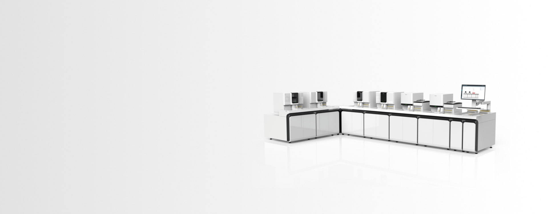 Mindray EU 8600 GT modular fully automated urinalysis line, original manufacturer image