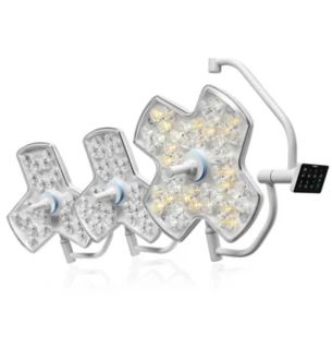 Mindray HyLED C reference two-head arrangement; exact head models, mounting, controls and supplied components to specify