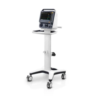 Mindray SV300 ventilator manufacturer reference on a trolley; offered version and included accessories to specify