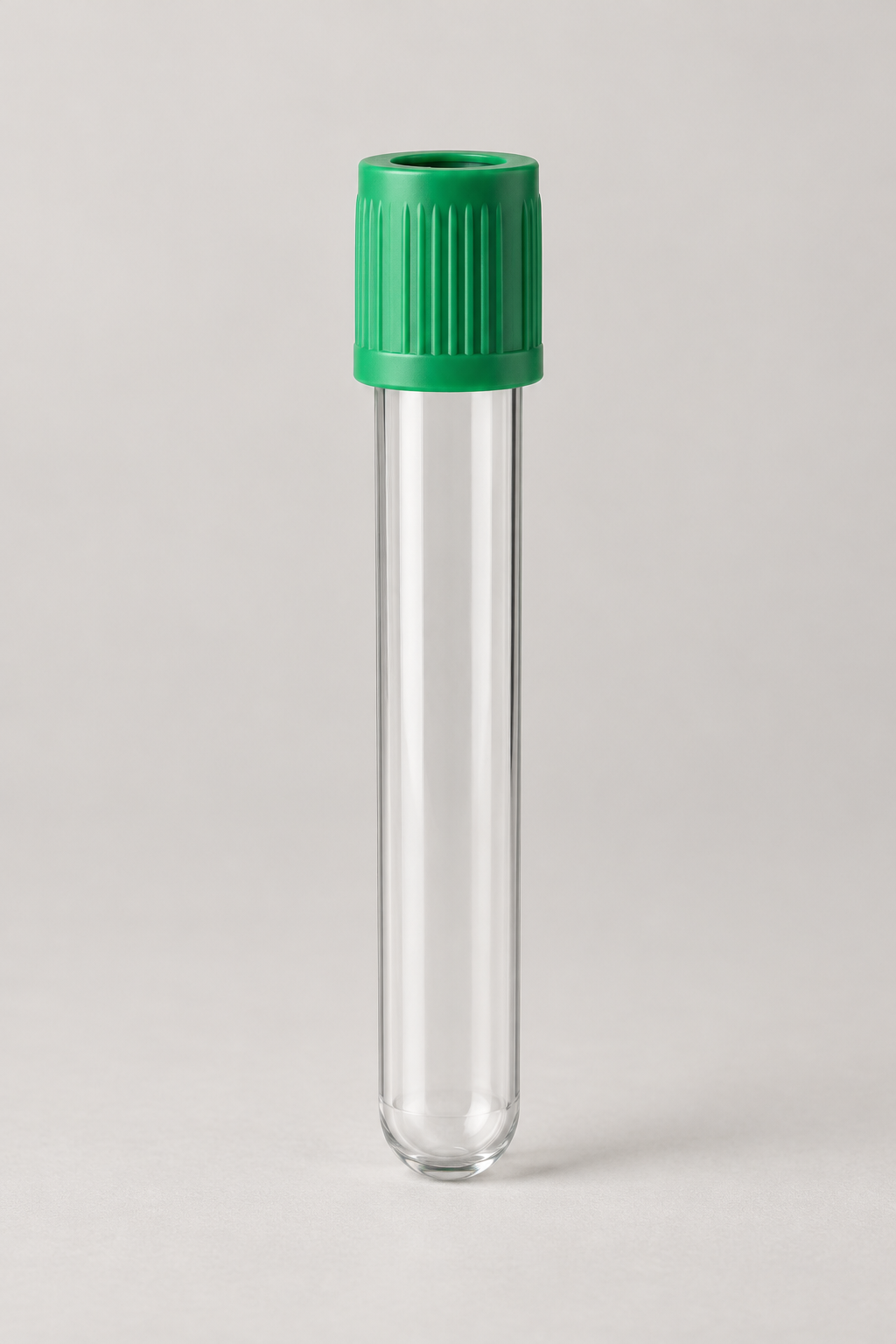 S-Monovette Sodium Heparin NH, 2.6 mL, a transparent specimen collection tube with the specified color cap