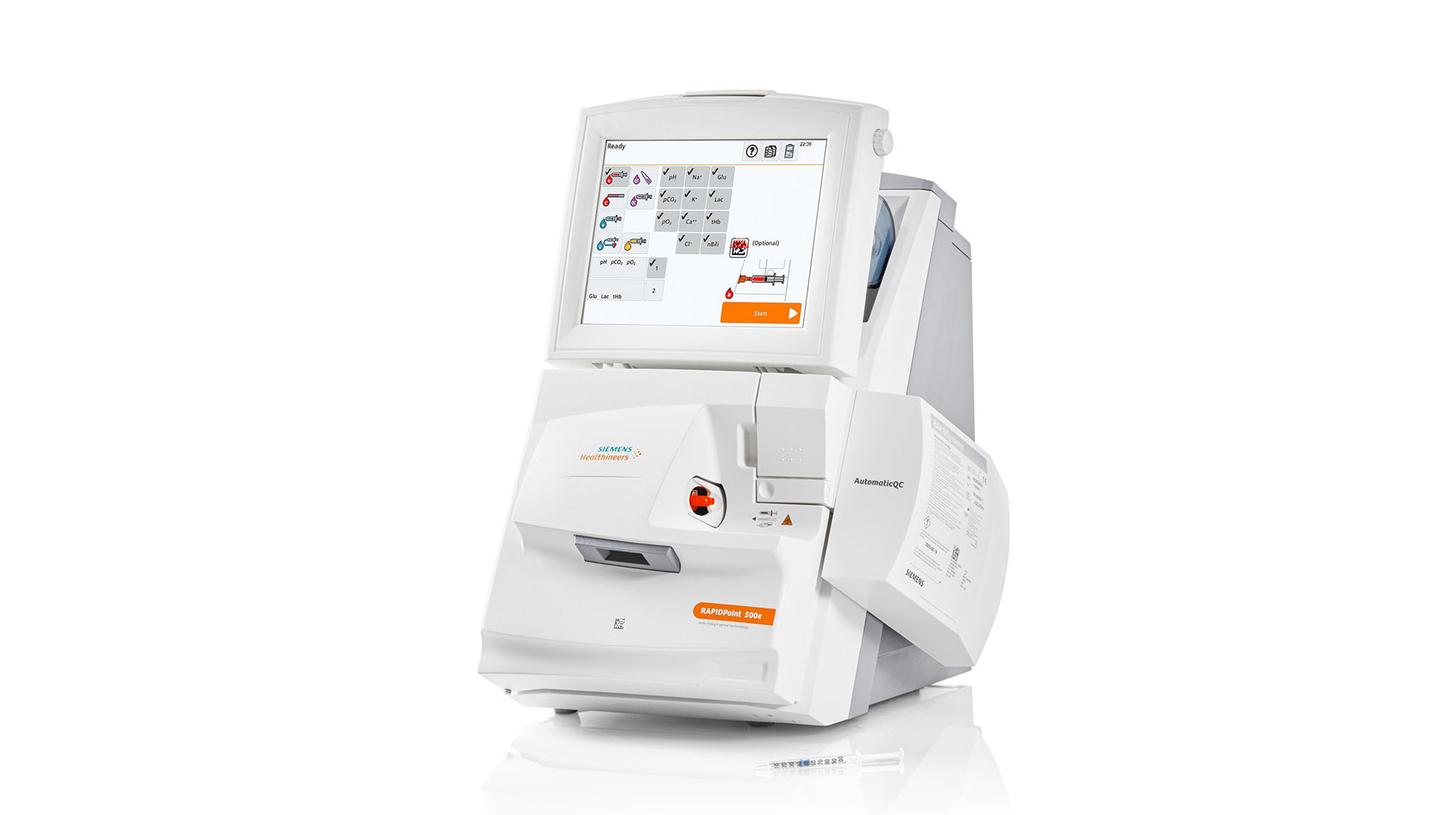 Siemens Healthineers RAPIDPoint 500e Blood Gas System, original manufacturer reference image