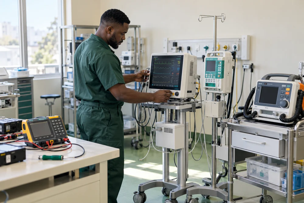 critical care check equipment and service planning