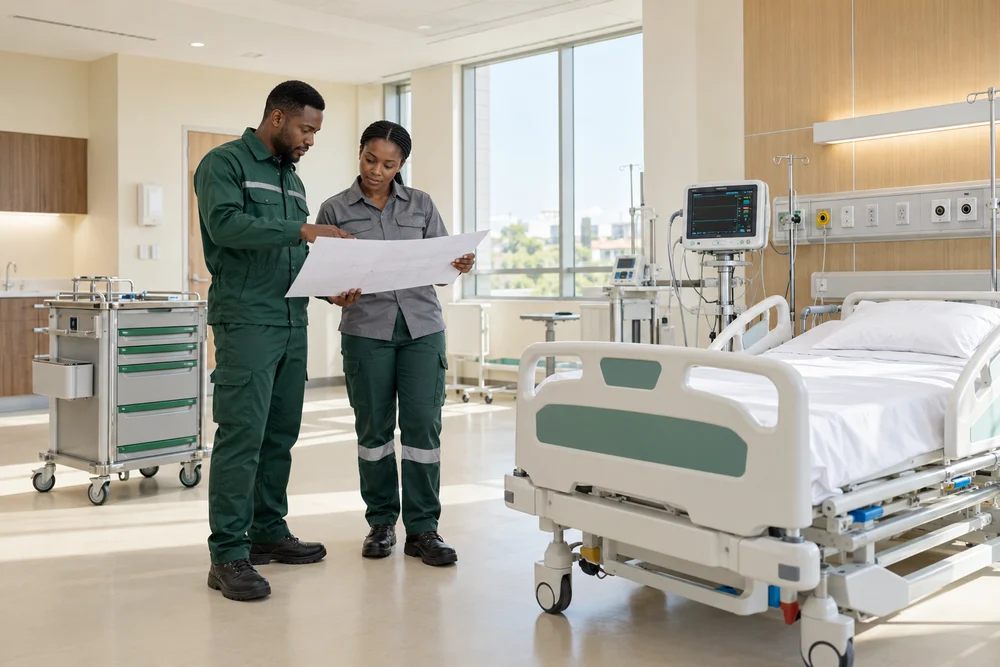hospital project equipment and service planning